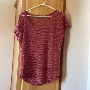 XL Pink Maurice’s Mesh Tee